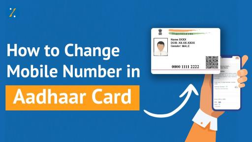 how to change mobile number in aadhar online